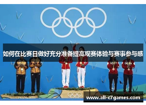 如何在比赛日做好充分准备提高观赛体验与赛事参与感